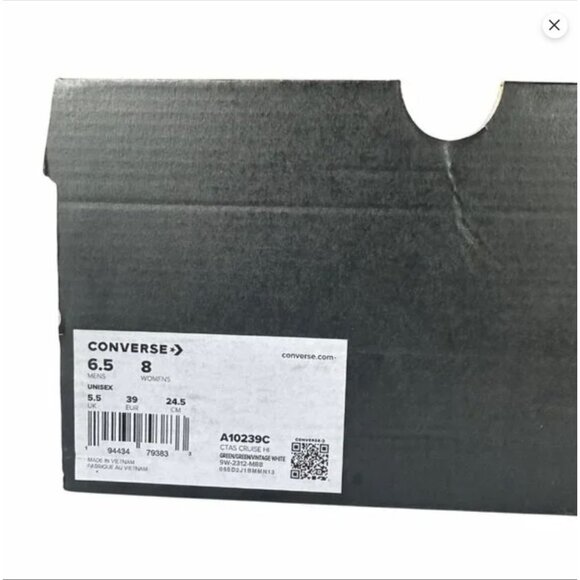 ⭐Converse Ctas Cruise Hi Platform Sz 8 Women's Shoes Suede Green Sneaker A10239C - Picture 9 of 13